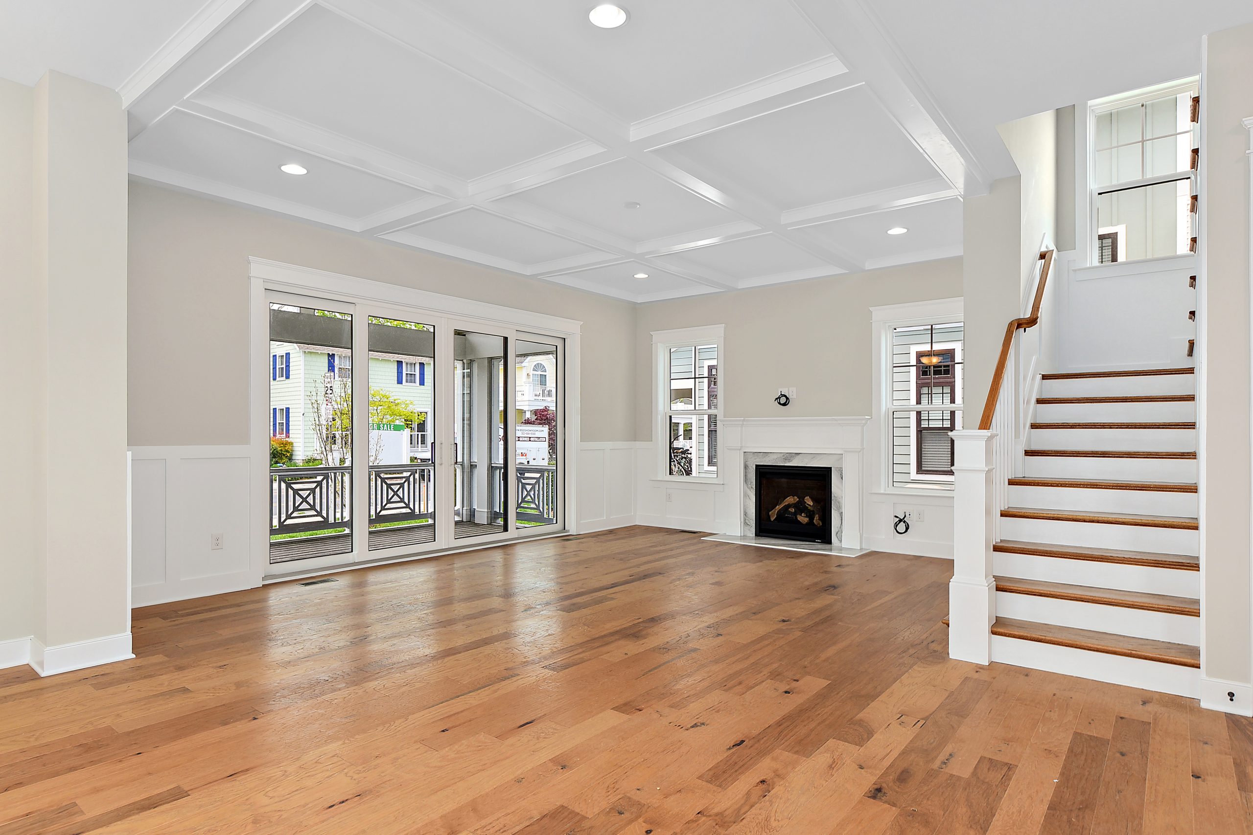 Coastal-inspired exterior of the Brooklyn floor plan home