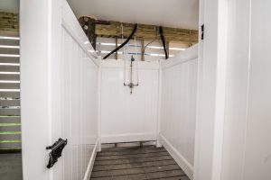 Modern exterior of the Blue Fin floor plan home