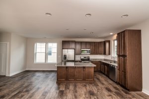 Modern interior of the Blue Fin floor plan home