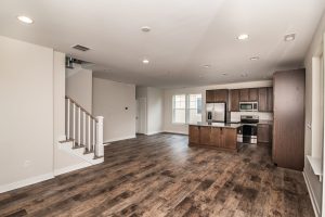 Modern bathroom in the Blue Fin floor plan home