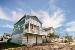 Exterior of Blue Fin floor plan at Bethany Beach.