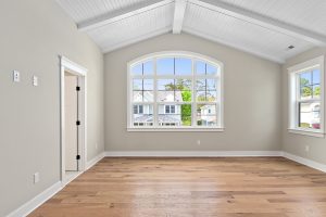 Coastal-inspired exterior of the Brooklyn floor plan home