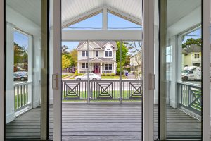 Coastal-inspired exterior of the Brooklyn floor plan home