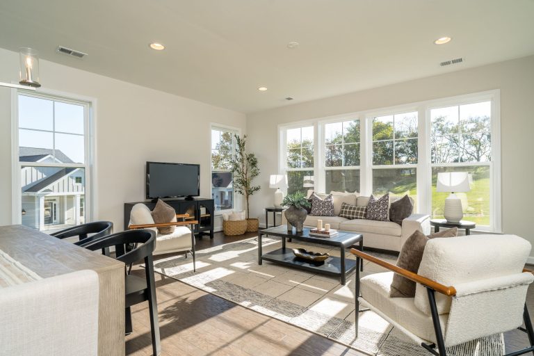 Living space in quick move-in home at Rutlege Road.