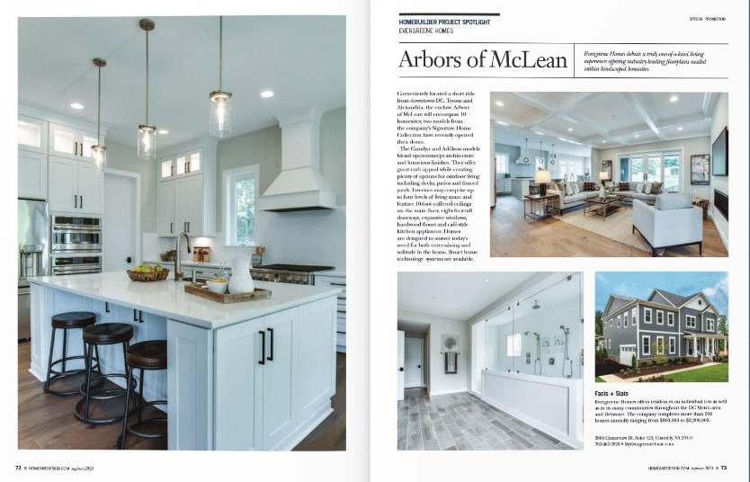We’re In The News! Arbors of McLean Highlighted In Home&Design Magazine