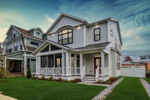 Exterior of Brooklyn floor plan with lakefront design.