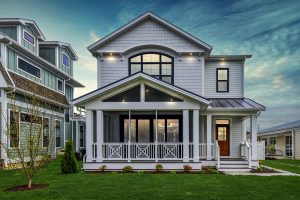 Modern exterior of the Brooklyn floor plan home