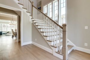 Coastal-style exterior of the Nottingham II floor plan home