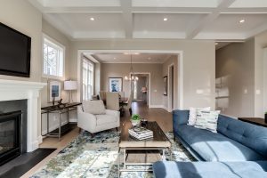 Modern dining area in the Nottingham II floor plan home