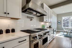 Modern living area in the Nottingham II floor plan home