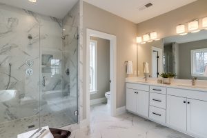 Modern kitchen in the Nottingham II floor plan home