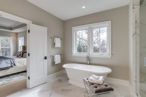 Modern kitchen in the Nottingham II floor plan home