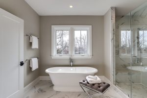 Modern bedroom in the Nottingham II floor plan home