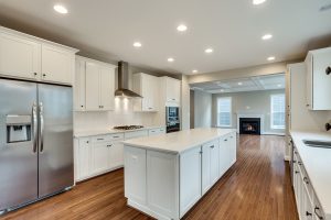 Cozy living room in the Florence floor plan home