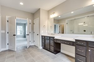 Kitchen in Florence floor plan with modern island.