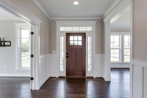 Modern kitchen in the Aquinnah floor plan home