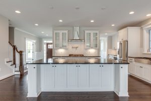 Modern living area in the Aquinnah floor plan home
