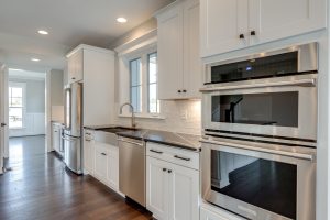 Modern living area in the Aquinnah floor plan home