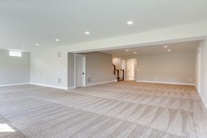 Modern bedroom in the Aquinnah floor plan home