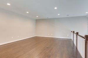 Modern bathroom in the Aquinnah floor plan home