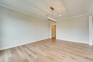 Coastal-style exterior of the Cambridge II floor plan home