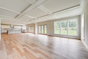 Coastal-style kitchen in the Cambridge II floor plan home