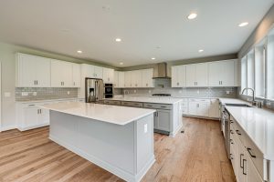 Coastal-style exterior of the Cambridge II floor plan home