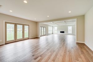 Modern living space in the Cambridge II floor plan home
