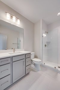 Modern kitchen in the Cambridge II floor plan home