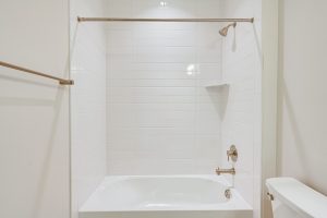 Modern living area in the Cambridge II floor plan home