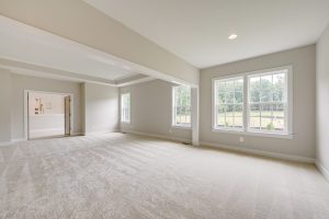 Modern bedroom in the Cambridge II floor plan home