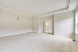 Bright dining area in the Cambridge II floor plan home