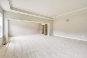 Modern living area in the Cambridge II floor plan home