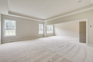 Modern bedroom in the Cambridge II floor plan home