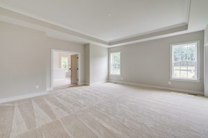 Coastal-style exterior of the Cambridge II floor plan home