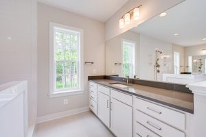 Cozy bedroom in the Cambridge II floor plan home