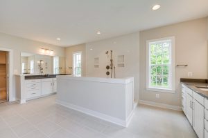 Modern bedroom in the Cambridge II floor plan home