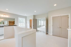 Modern living area in the Cambridge II floor plan home
