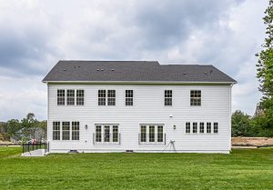Modern bedroom in the Cambridge II floor plan home