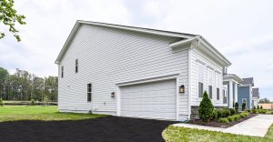 Modern bedroom in the Cambridge II floor plan home