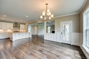 Modern living area in the Hillsboro floor plan home