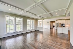 Modern living area in the Hillsboro floor plan home