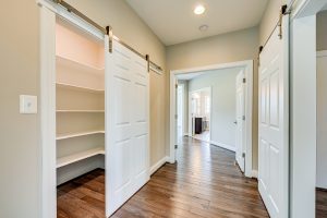 Coastal-style dining area in the Hillsboro floor plan home