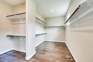 Modern bedroom in the Hillsboro floor plan home