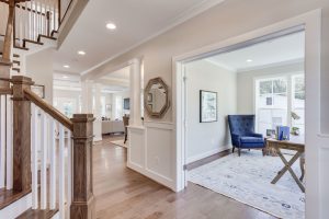 Spacious living area in the Keene Mill floor plan home