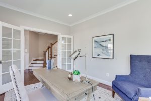 Modern kitchen in the Keene Mill floor plan home