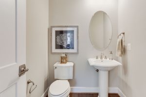 Modern dining area in the Keene Mill floor plan home