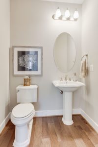 Modern dining area in the Keene Mill floor plan home