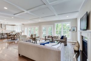 Stylish kitchen in the Keene Mill floor plan home