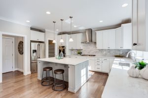 Modern kitchen in the Keene Mill floor plan home